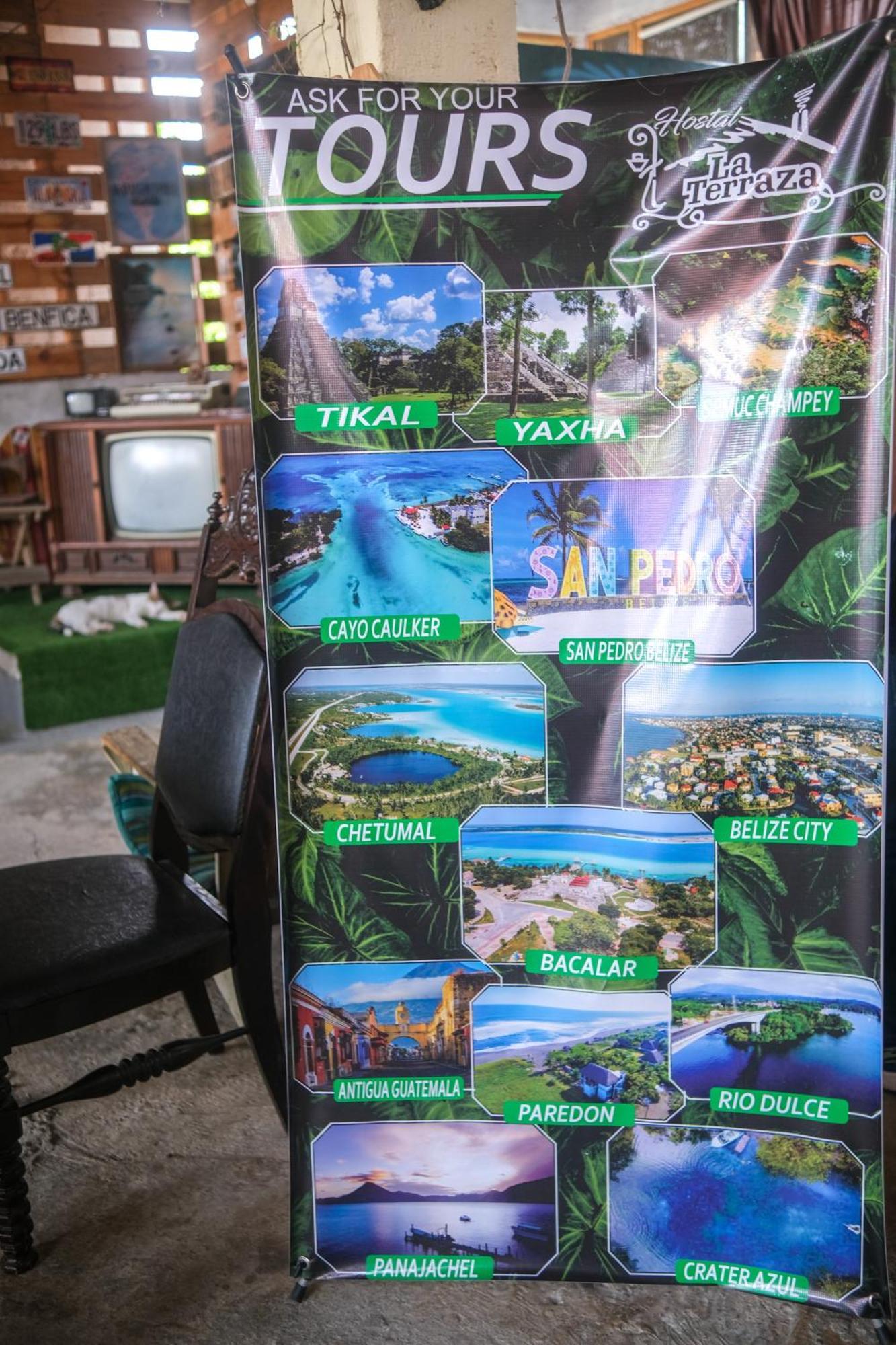 La Terraza Hostel Флорес Екстер'єр фото